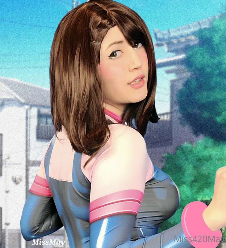 I'll be the hero and you play the villain! 

Uraraka from My..