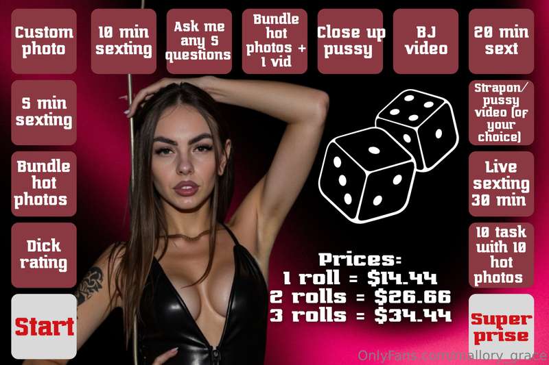 🎲 ROLL THE DICE 🎲Do you love excitement? Do you love the ant..