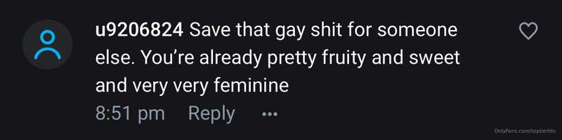 Someone thought it would be a good idea to leave a comment l..