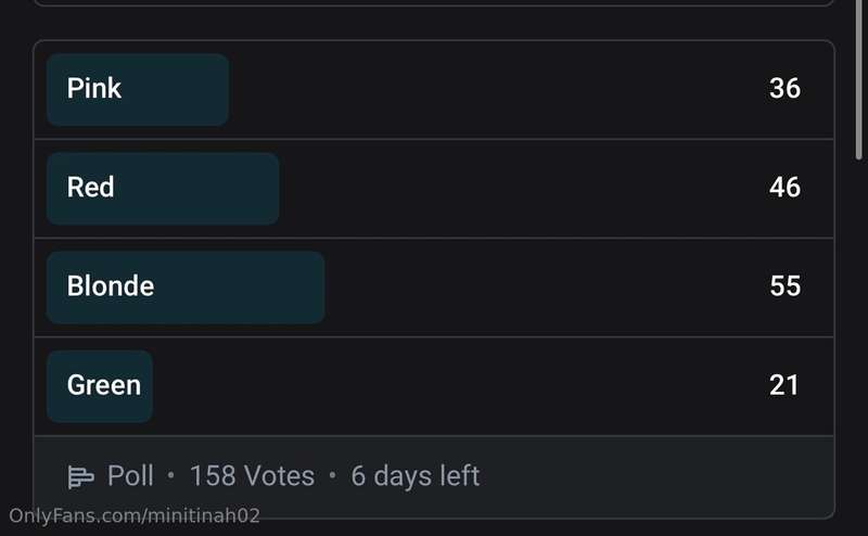 Ok Blonde and Red is a close tie…