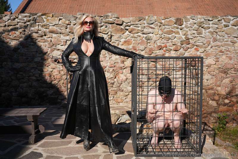 You should be locked up in the cage for Me...I'll dress in l..