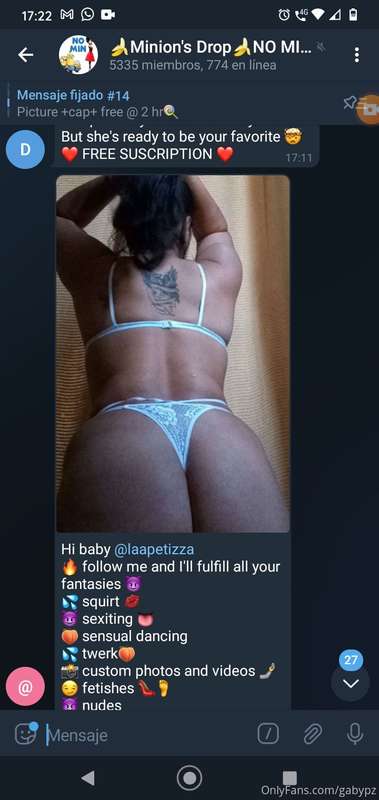 Hi baby @laapetizza  🔥 follow me and I'll fulfill all your f..