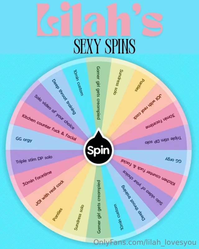 Hey my loves!wanna play with fate? every spin’s a little thr..