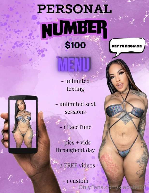 Dm for my personal number 🥰