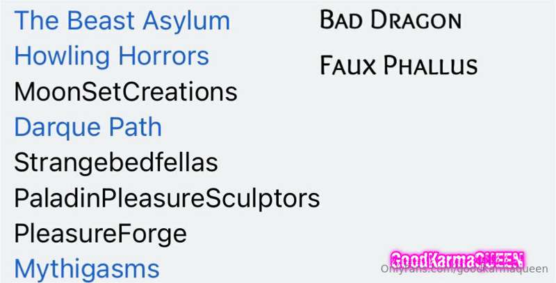 What other brands are missing from my list of companies who ..