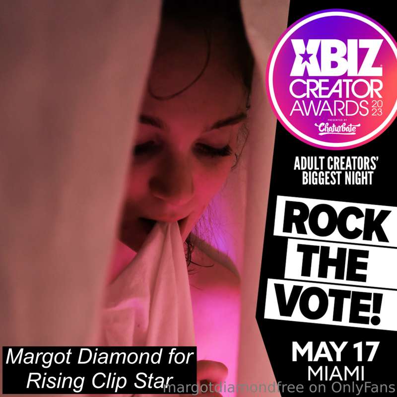 I’m hoping to be nominated for Rising Clip Star in the XBIZ ..