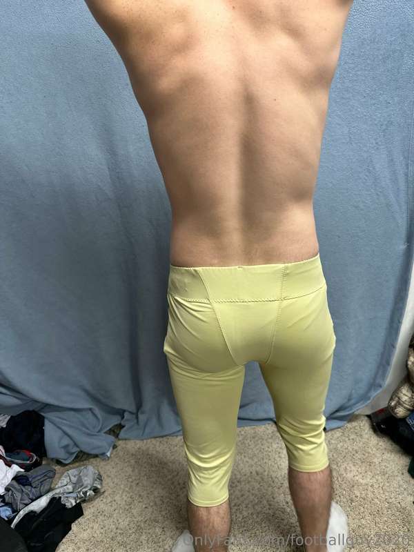 The new private in football gear and a wrestling singlet! 26