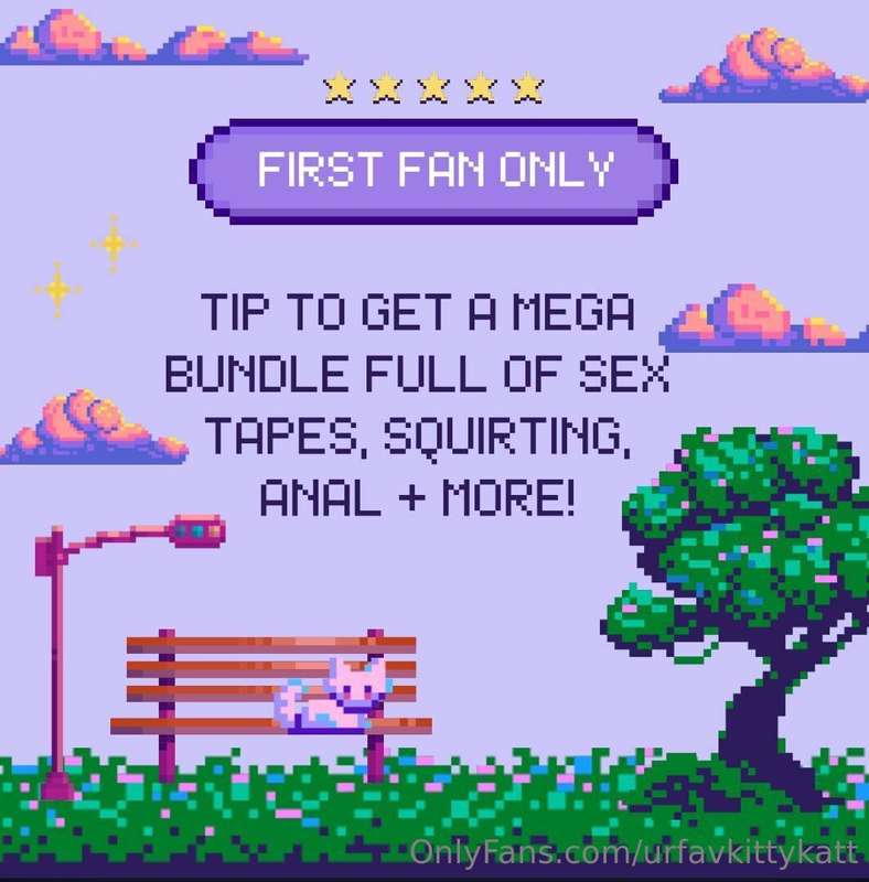 FIRST FAN TO TIP $25 GETS A MEGA BUNDLE FILLED WITH SEXTAPES..