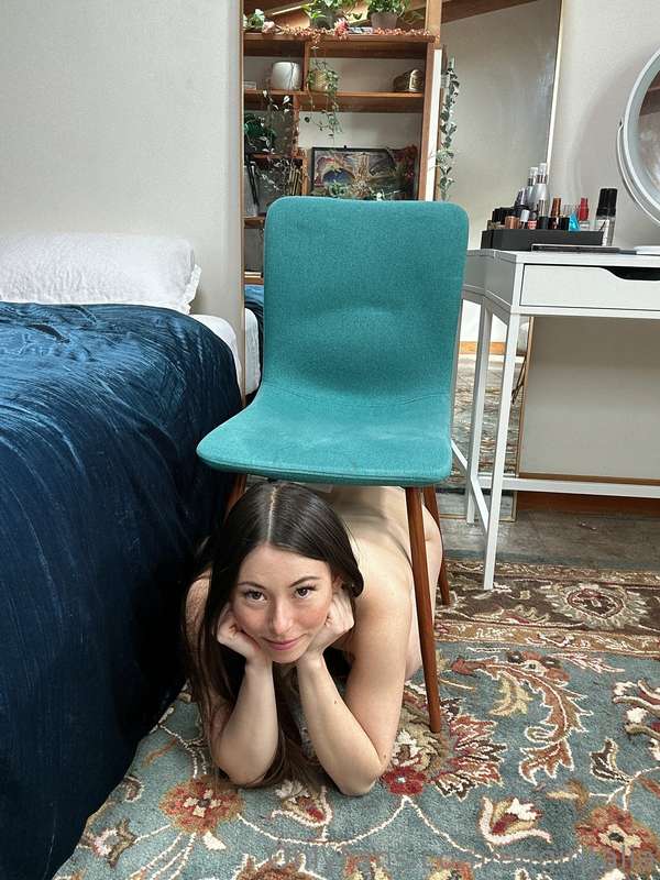 I can sit under your chair while you work 😇