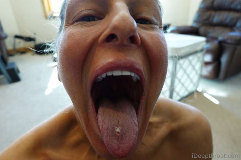 I know I have a very fuckable mouth. It's huge and can hold .. 7