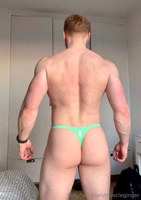 My ass swallows up this thong