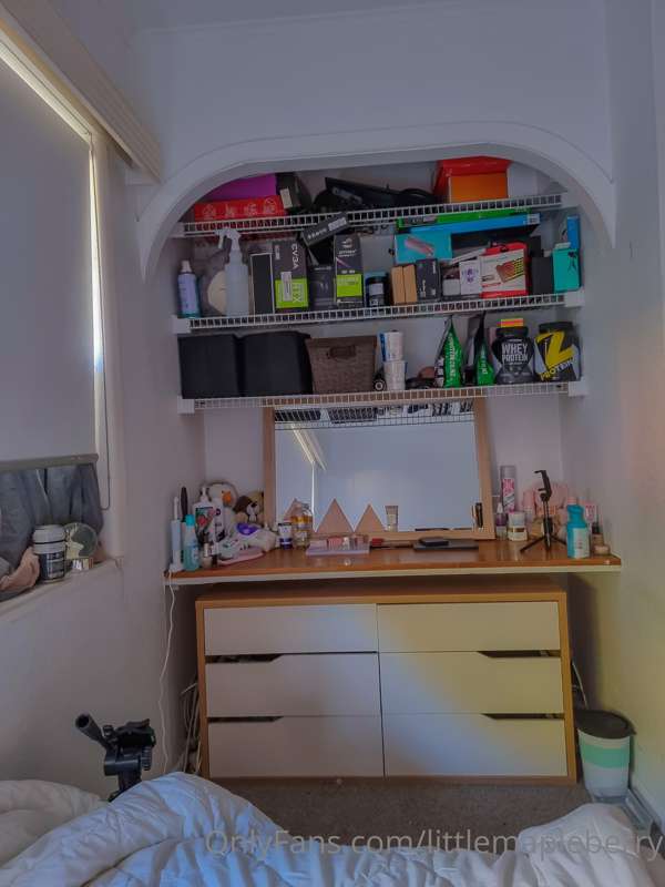 I spent the whole day cleaning and rearranging my room, sorr.. 3
