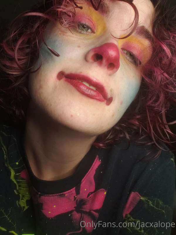Thinking about making some #clown content Are hashtags even ..