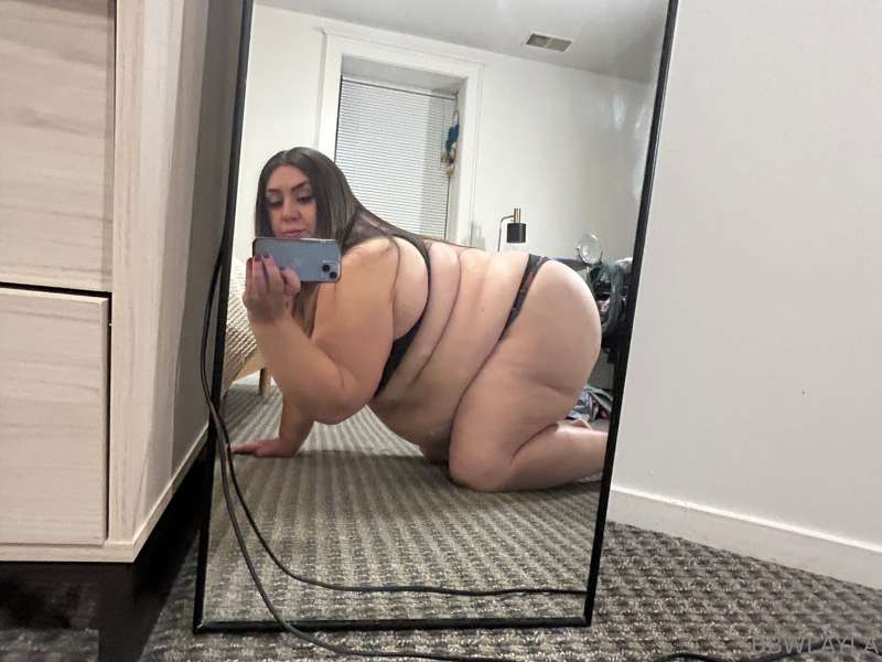 Do you like it when I’m on all fours with all my fat hanging.. 1