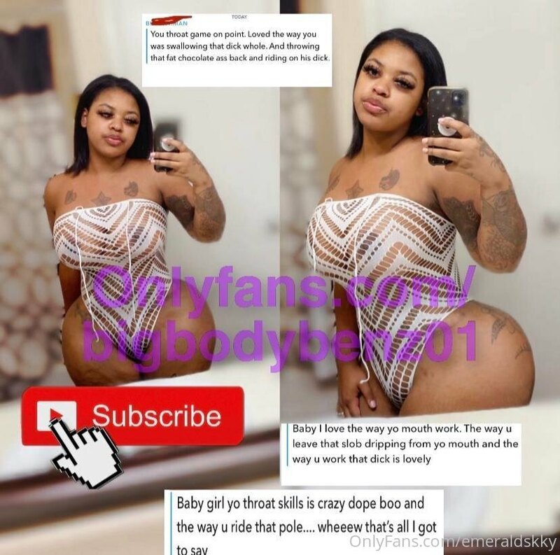 My big booty babe @bigbodybenz01 she loves to fuck outside a.. 3