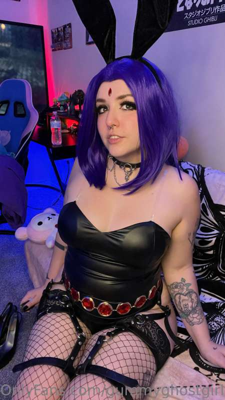 Bunny suit Raven 🐰💜 18