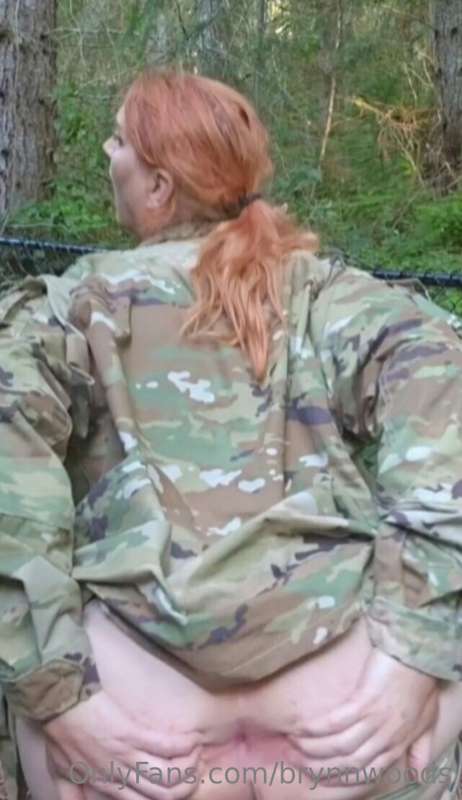 Ok soldier, I want you to show me how you fuck in the field... 1