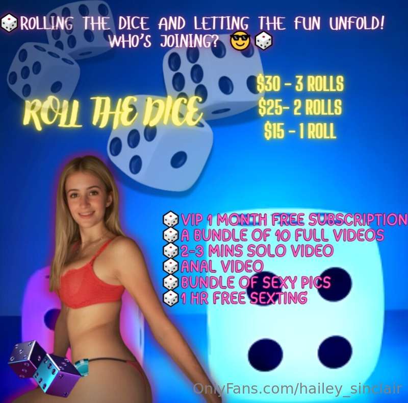 Ready to spice things up? In Roll Your Dice, every roll is a..
