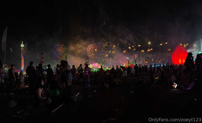 EDC was so fun! For three nights there was so much going on .. 4