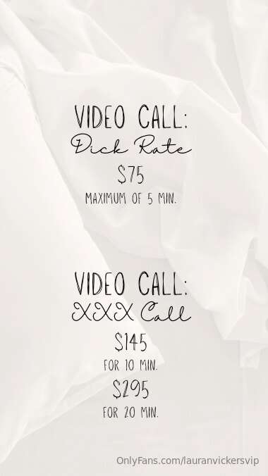 ## VIDEO CALLS *NOW!* 📱 I'm available for VCs until 7pm EST ..