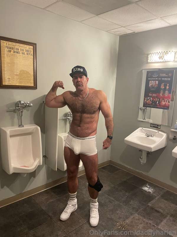 I prefer urinals without a partition, but I’ll find a way to..