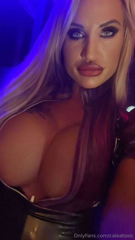 I love the way the wafer-thin latex stretches over my breast.. 1