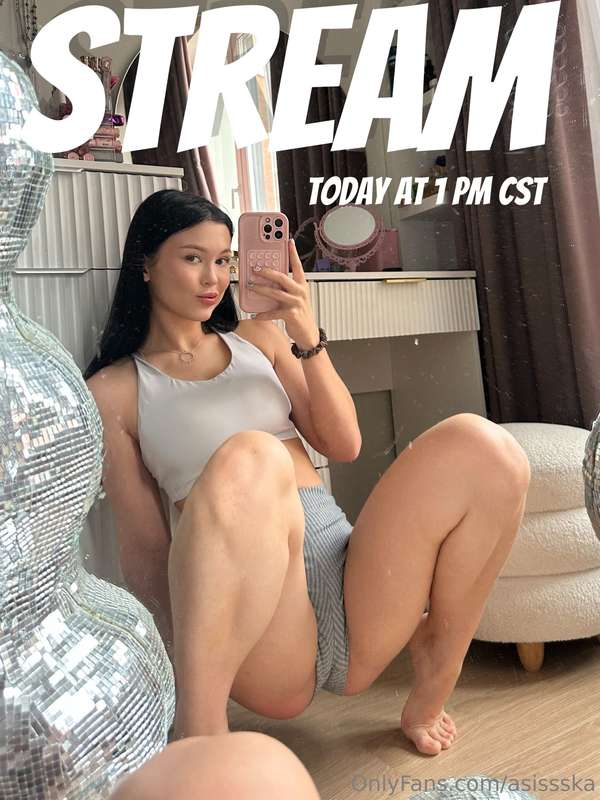 Have you forgotten that today is 1pm CST stream?😜Don't miss ..