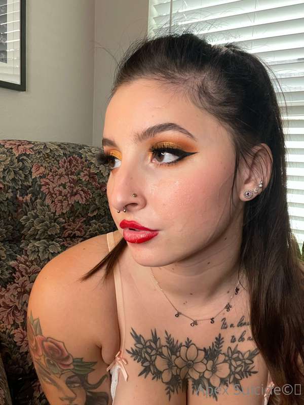How sexy do I look after getting cum on my pretty face? 14