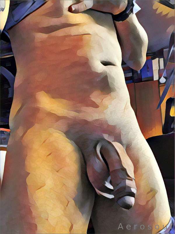 Vivid colors, slim body, hungry cock…🥵 Cum see the original ..