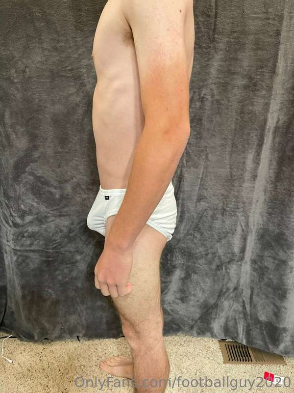 The private showing off his little tighty whities! 10