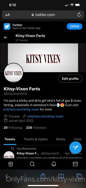 **MY CORRECT TWITTER PAGE**