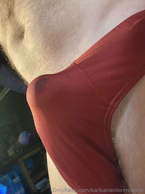 Hard and leaking through my briefs 1