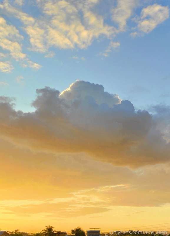 Sunset clouds