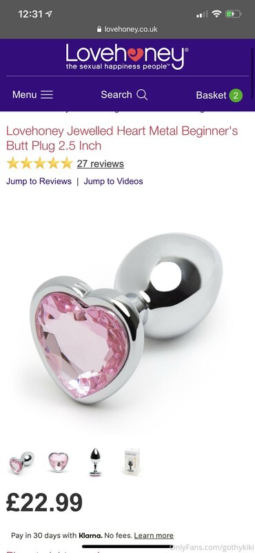 Whoever tips me and buys me my very first butt plug will get..