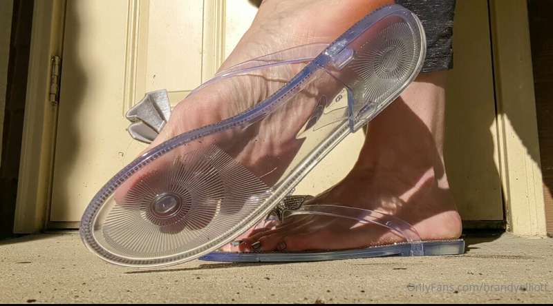 Holographic Toes in Clear Flip Flop Play

Outside showing of..