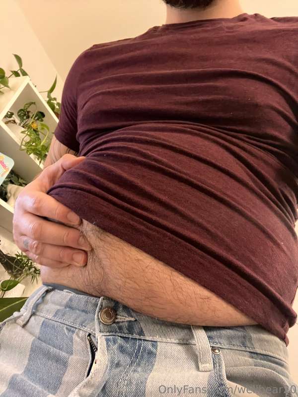 June 2023 - post dinner bloat in tight clothes from 2022 😈 t.. 2