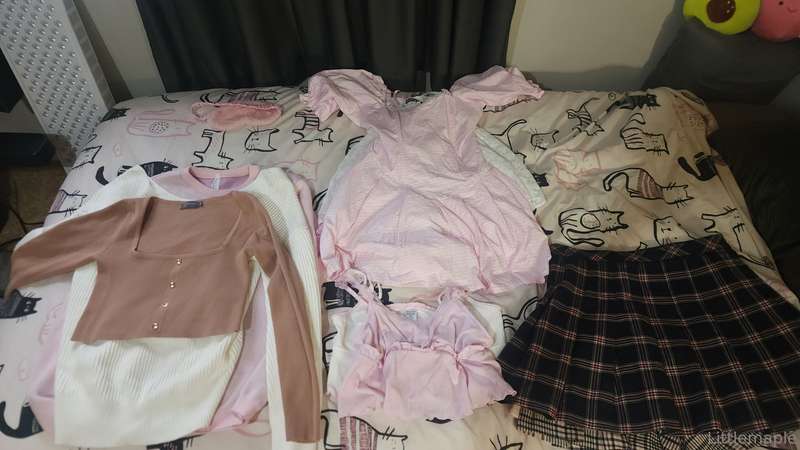 This is my loot from the weekend, I got two dresses, and abo..