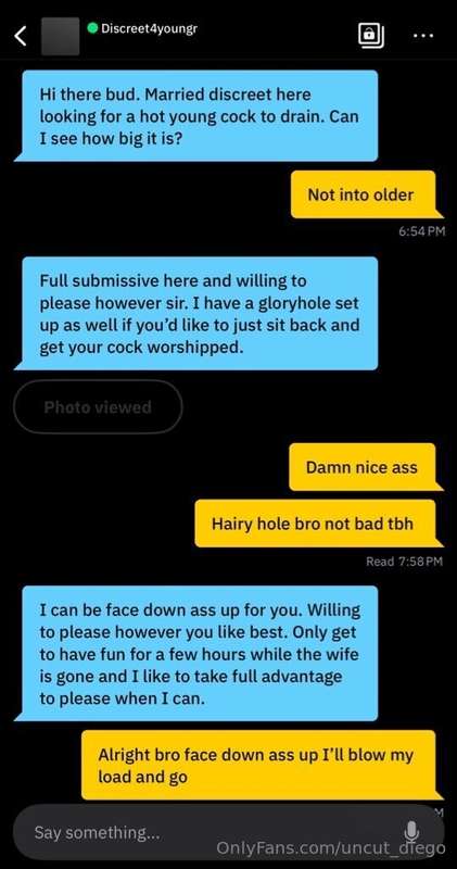 Dumped my load into a married country man. Was driving throu..