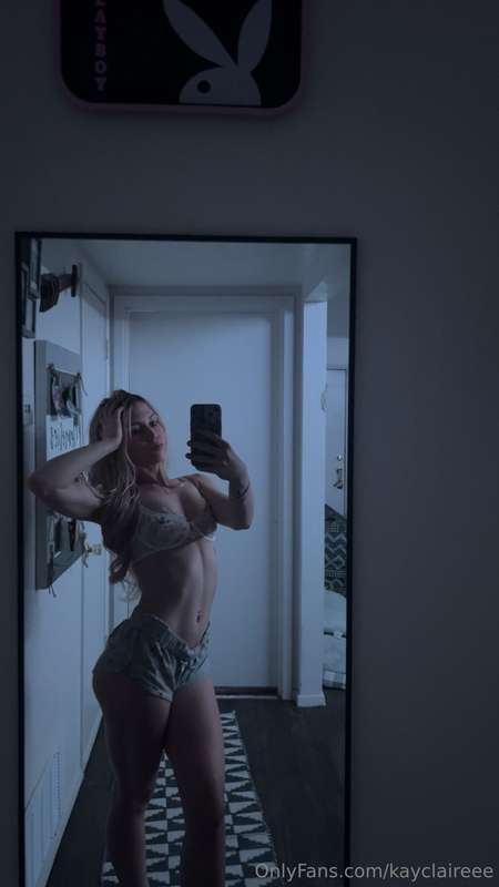 Not wearing much… but I am waiting for your message 😘