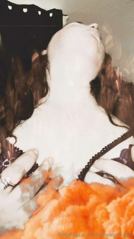 I looked into my crystal ball and it showed us, in bed, havi.. 1