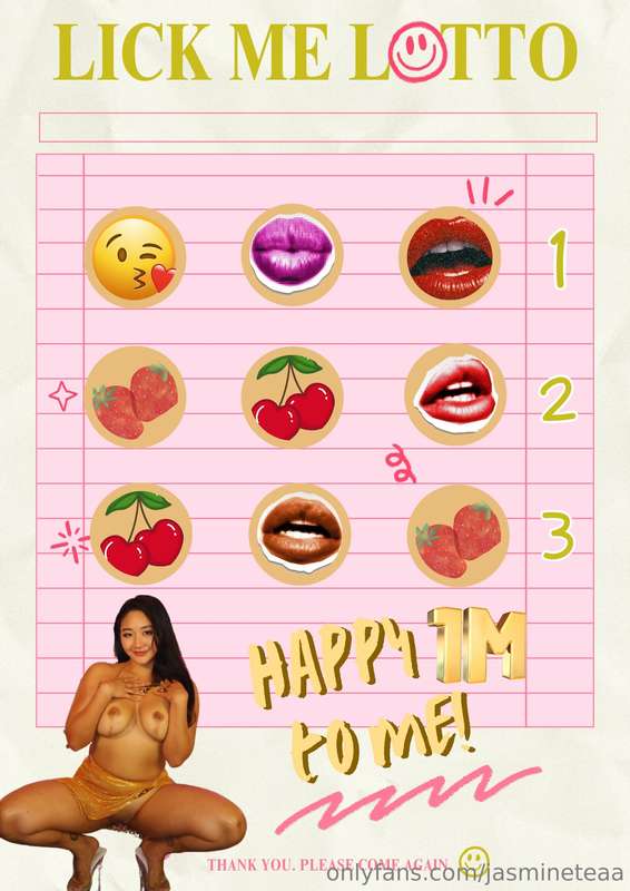 🎉 1 MILLION CELEBRATION 🎉I just hit 1M on Instagram… and I w..