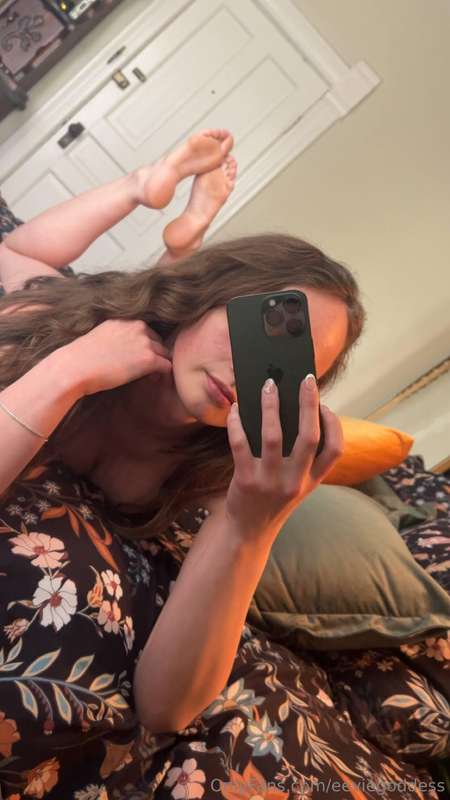 Just a lazy day in bed… but who’s going to come keep me comp..