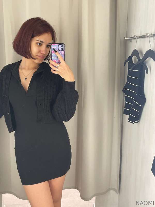 is the dress too long?😅😏