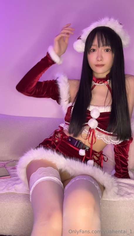 Santa Cosplay 🎄🎁🎅🌟 Finger and Hitachi, transparent dildo, di.. 6