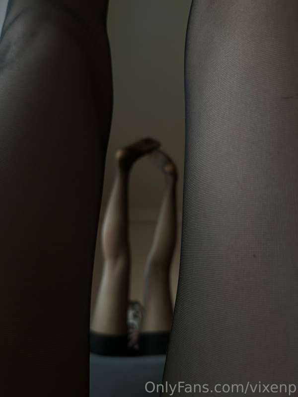 Must be very pleasant to feel my nylon feet on your cock 2