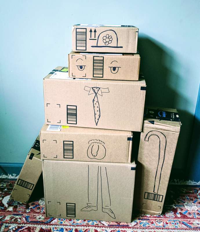 one of my housemates did this with all my packages when I wa..