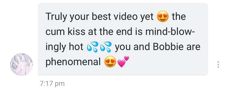My first ever girl/girl/boy vid is proving to be VERY popula..