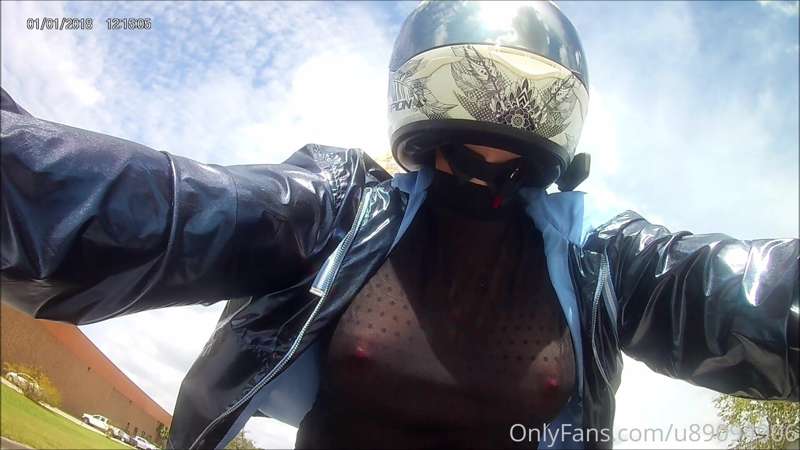 I went for a ride on my motorcycle! 
Tell me what other exhi..