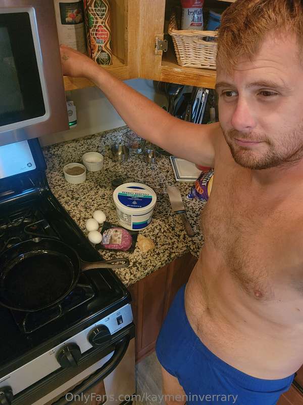 Let me feed you some protein this morning.