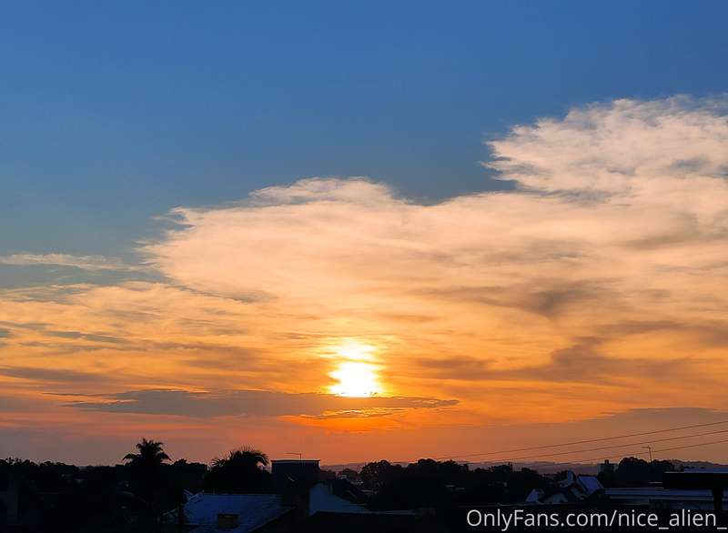 Sunset from this Monday